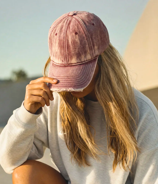 Snow Wash Denim Men's Acid-Washed Baseball Cap – view 2