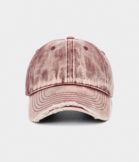 Snow Wash Denim Men's Acid-Washed Baseball Cap – view 1
