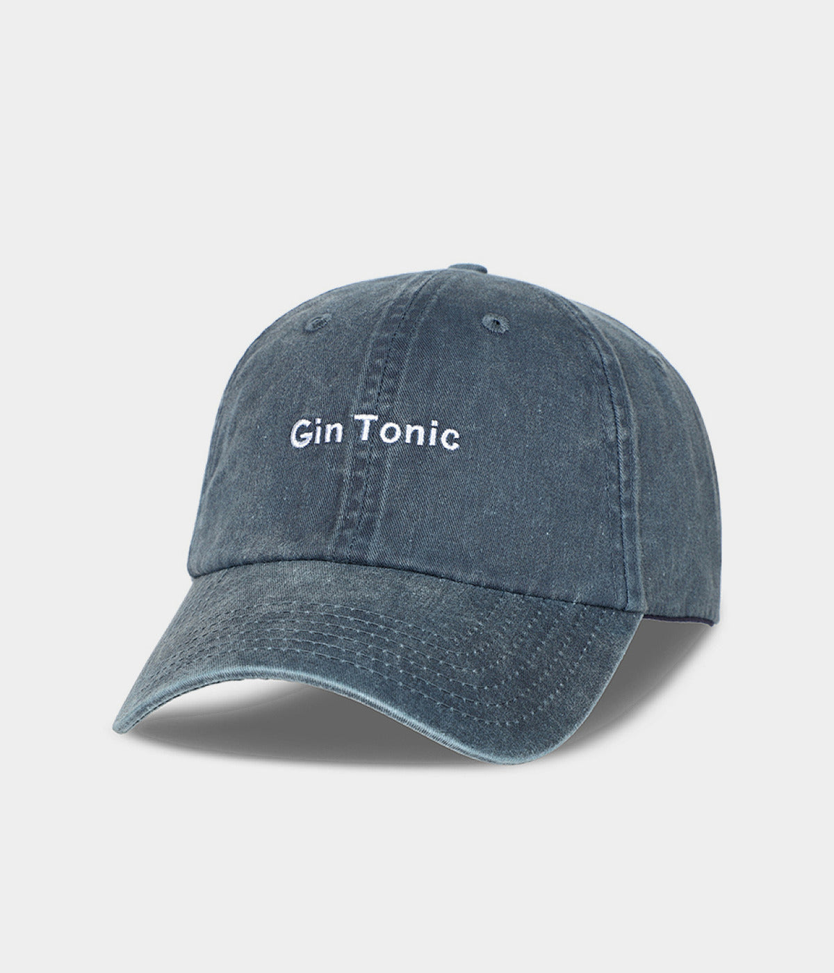 Gin Tonic Men's Embroidered Washed Cotton Baseball Cap – view 5