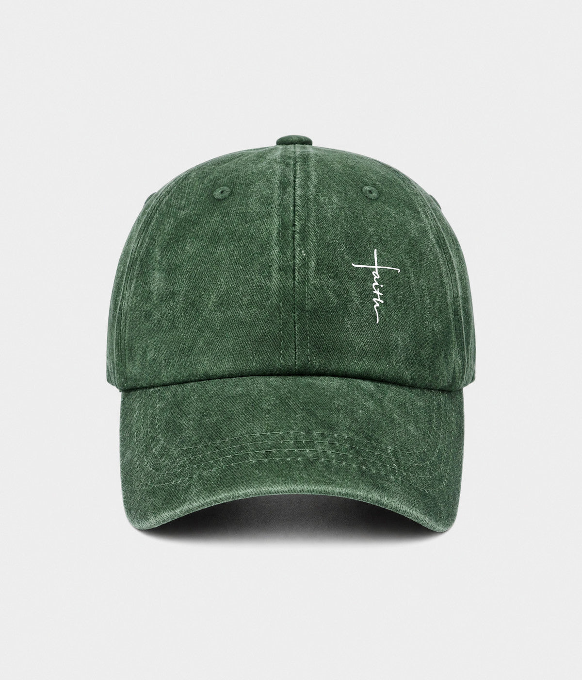 Faith Cross Men's Washed Cotton Baseball Cap – view 1