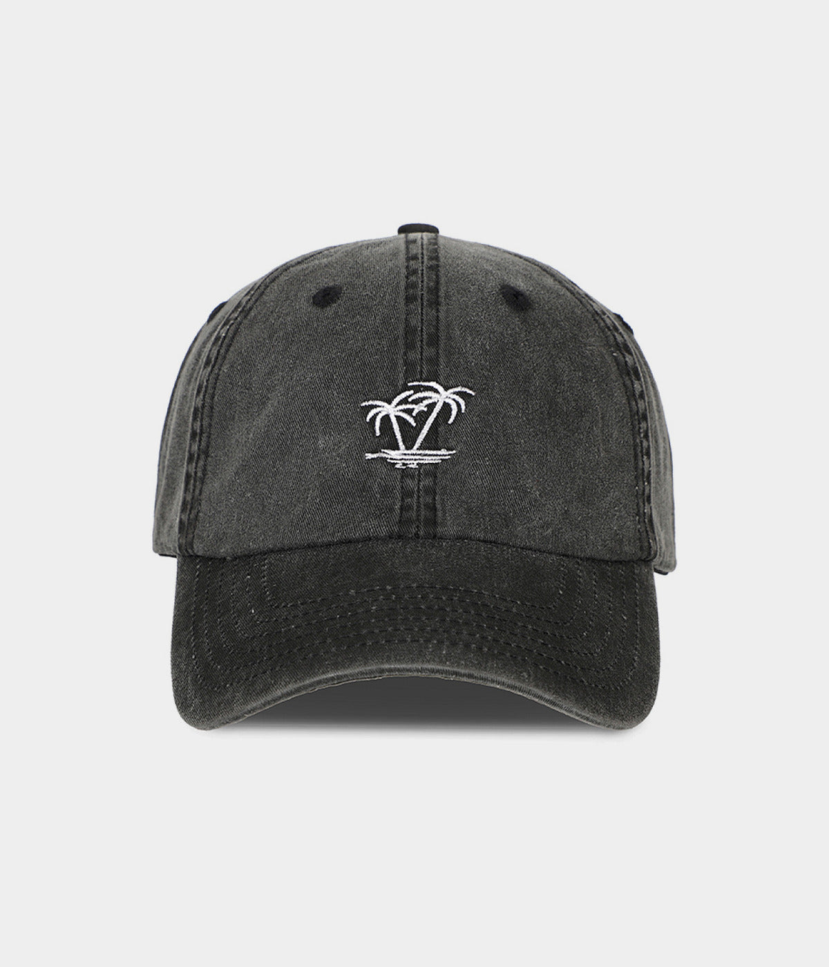 Island Men's Embroidered Washed Cotton Baseball Cap – view 1