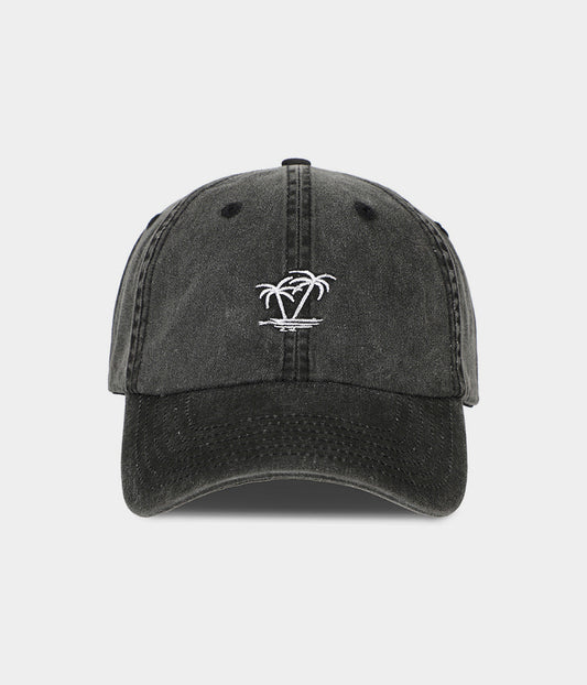Island Men's Embroidered Washed Cotton Baseball Cap – view 1
