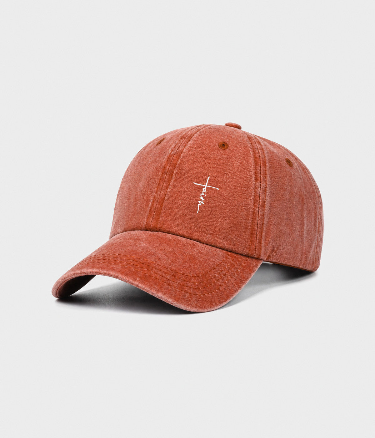 Faith Cross Men's Washed Cotton Baseball Cap – view 15