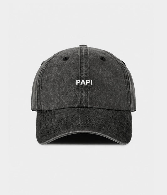 Papi Men's Embroidered Washed Cotton Baseball Cap – view 1