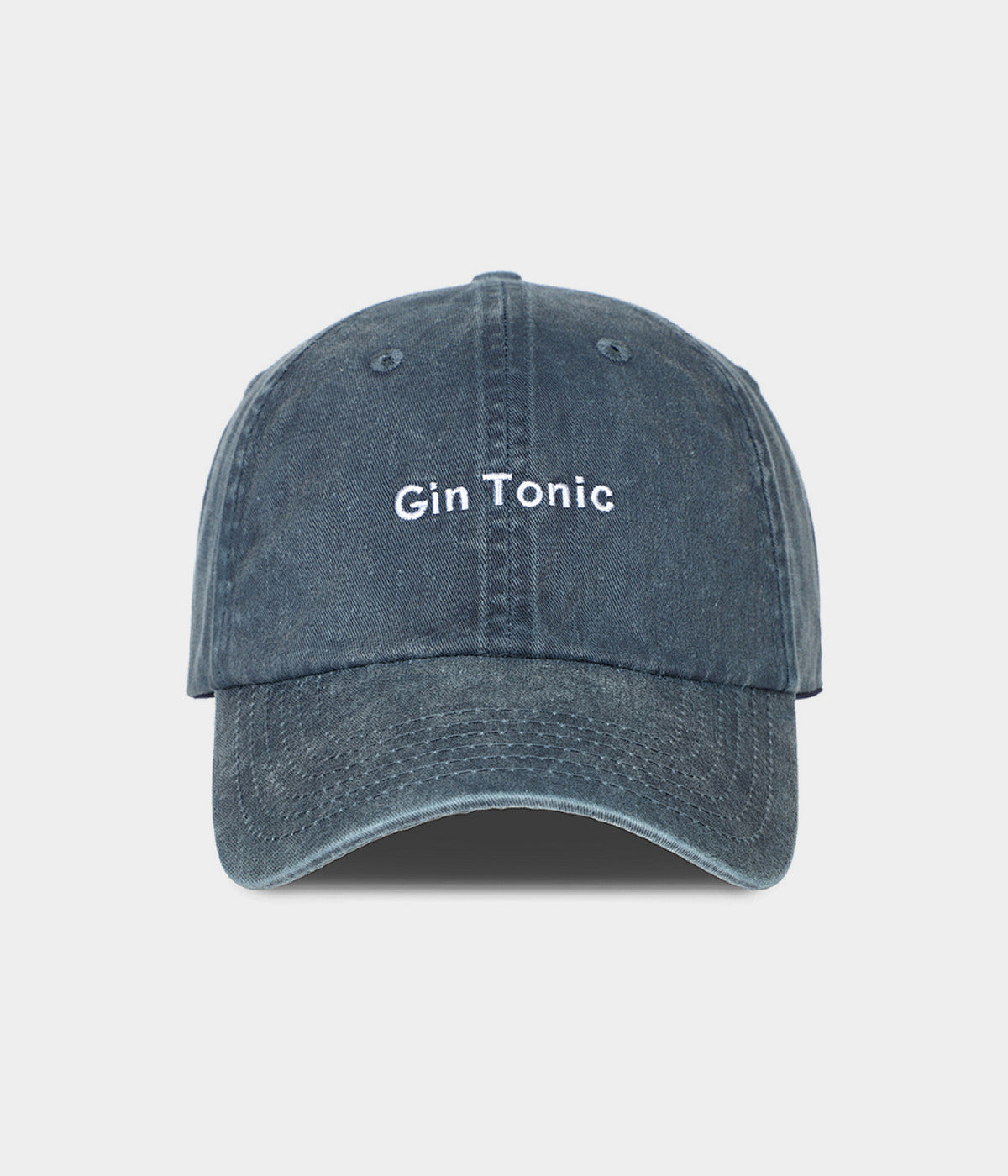 Gin Tonic Men's Embroidered Washed Cotton Baseball Cap – view 4