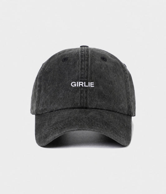 Men's Washed Cotton Baseball Cap in Black – view 1