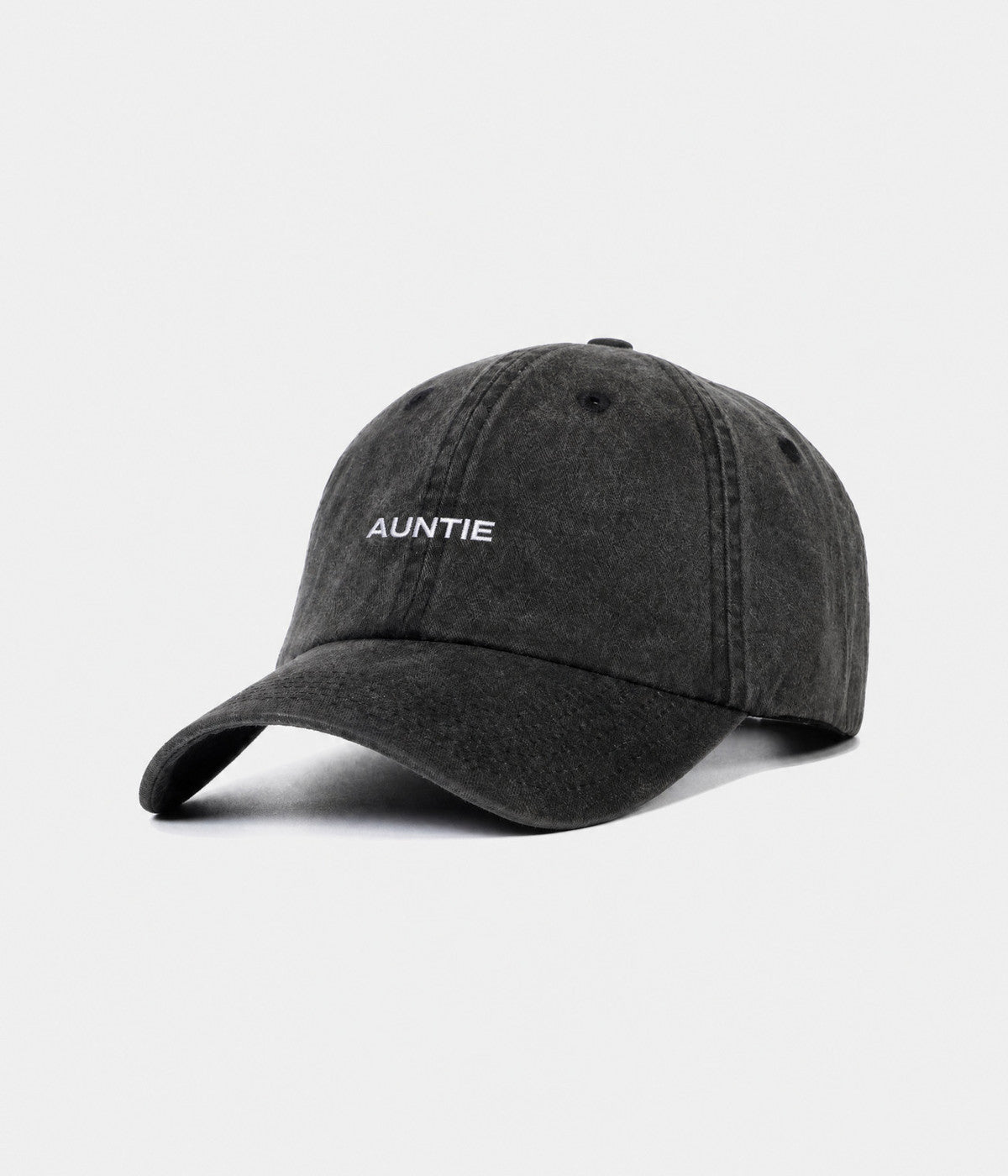 Men's Washed Cotton Baseball Cap in Black – view 3