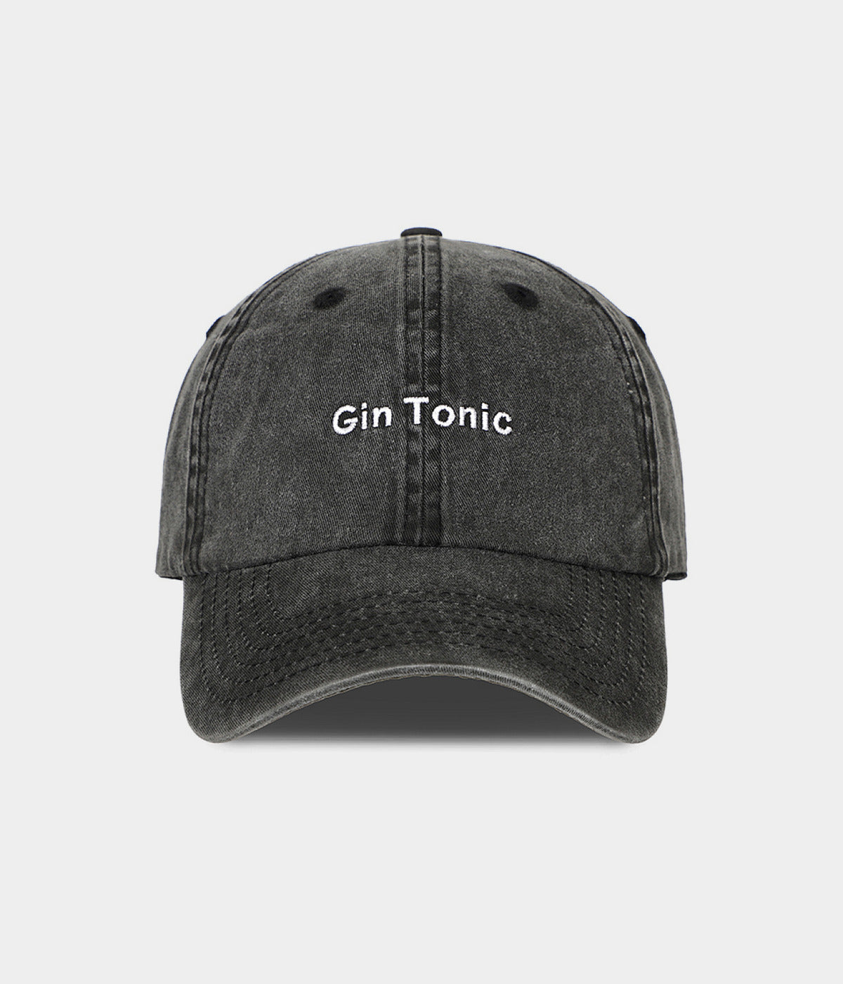 Gin Tonic Men's Embroidered Washed Cotton Baseball Cap – view 7