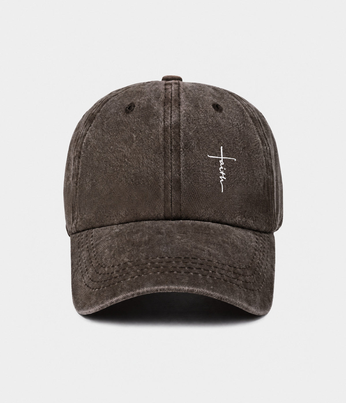Faith Cross Men's Washed Cotton Baseball Cap – view 8