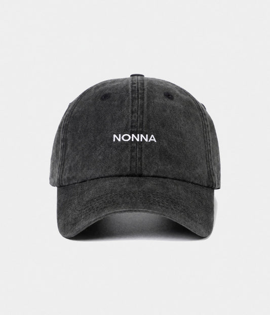 Men's Washed Cotton Baseball Cap in Black – view 1