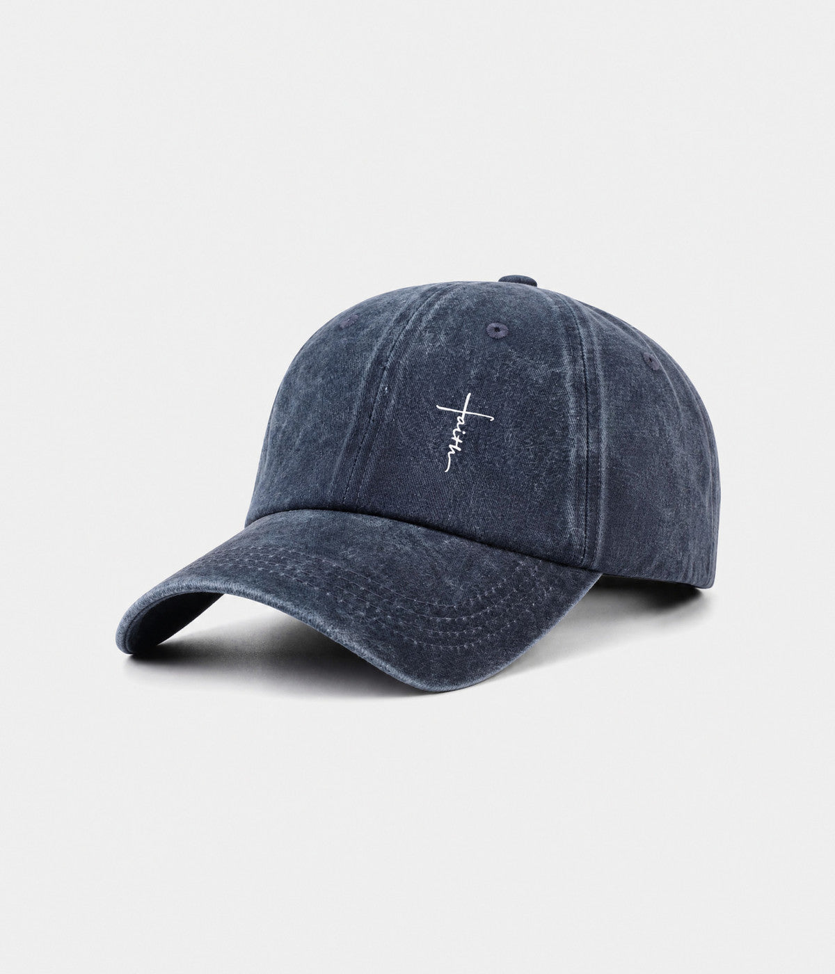 Faith Cross Men's Washed Cotton Baseball Cap – view 12