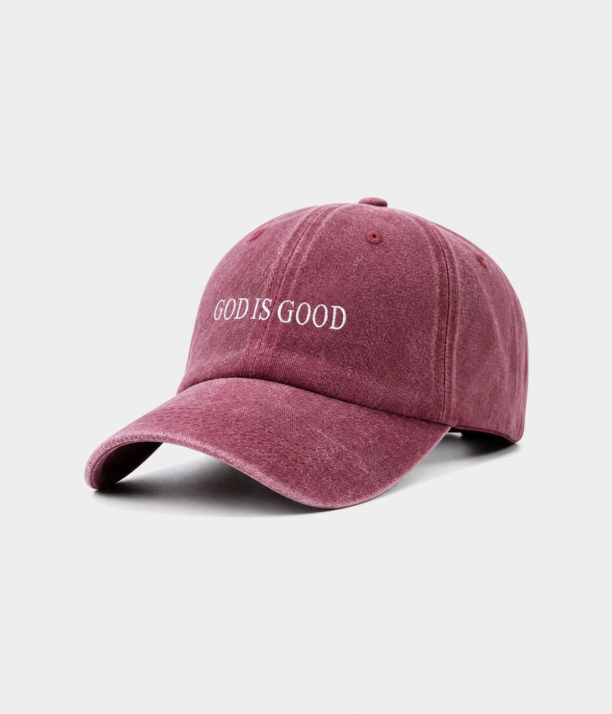 God Is Good Men's Washed Cotton Baseball Cap – view 15