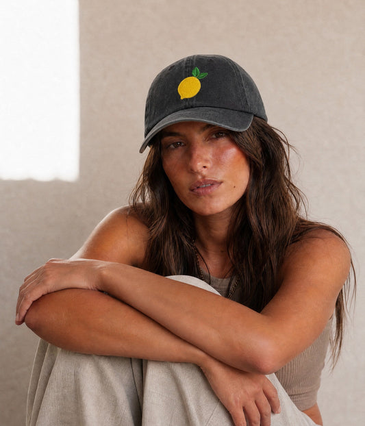 Lemon Men's Washed Cotton Baseball Cap – view 2