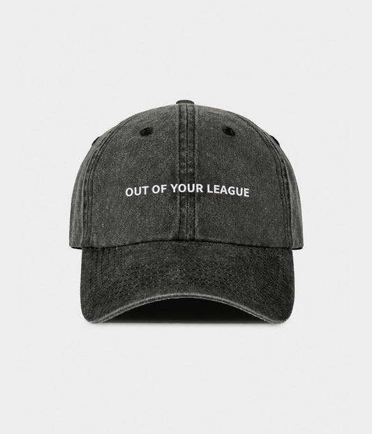 Out of Your League Men's Embroidered Washed Cotton Baseball Cap – view 1