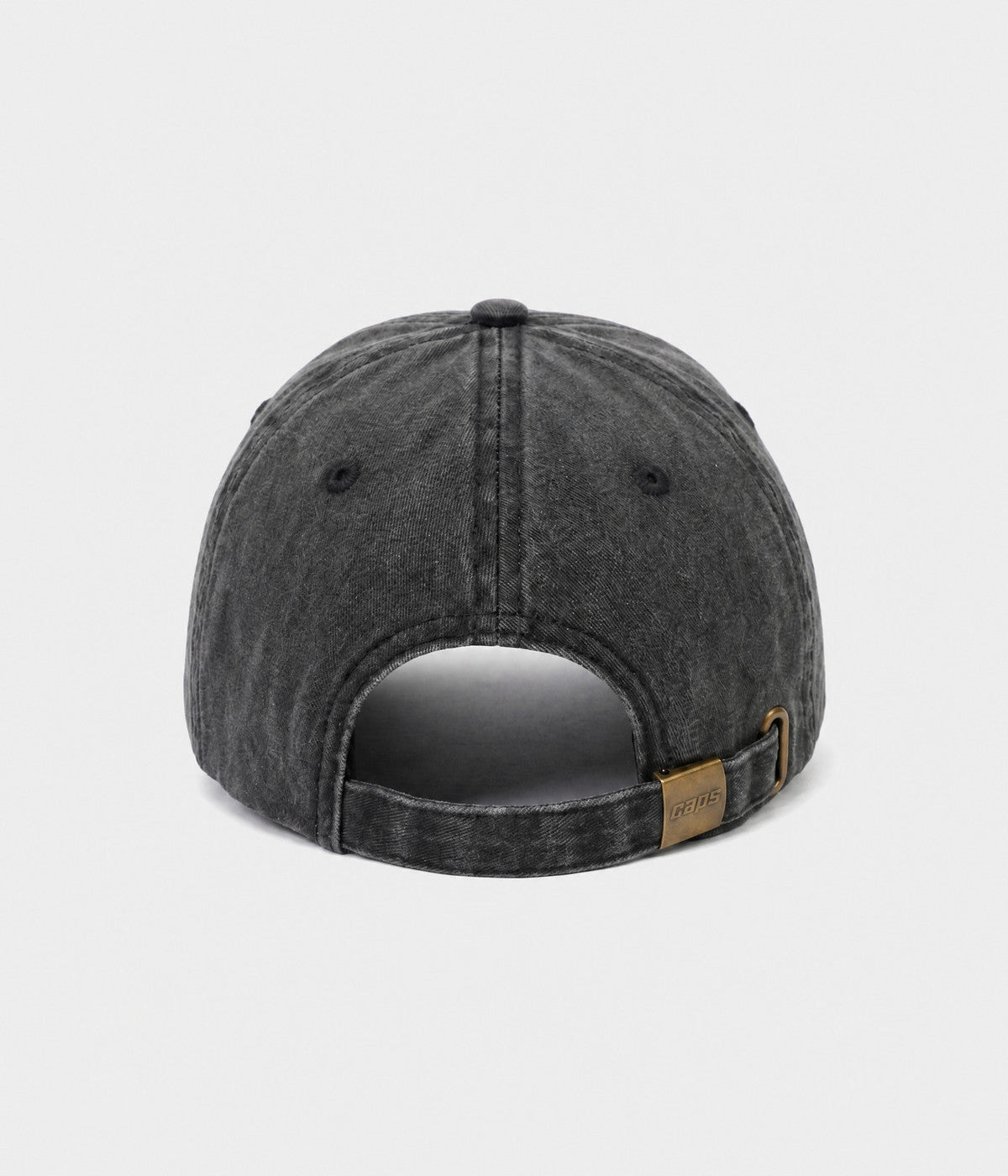 Sí Men's Embroidered Washed Cotton Baseball Cap in Black – view 4