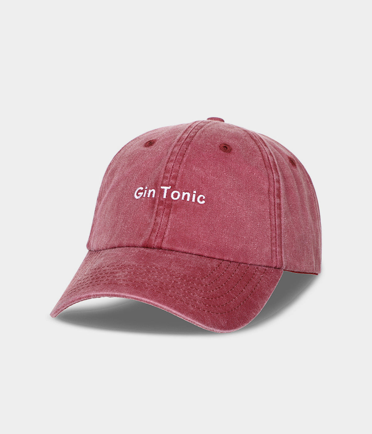 Gin Tonic Men's Embroidered Washed Cotton Baseball Cap – view 2