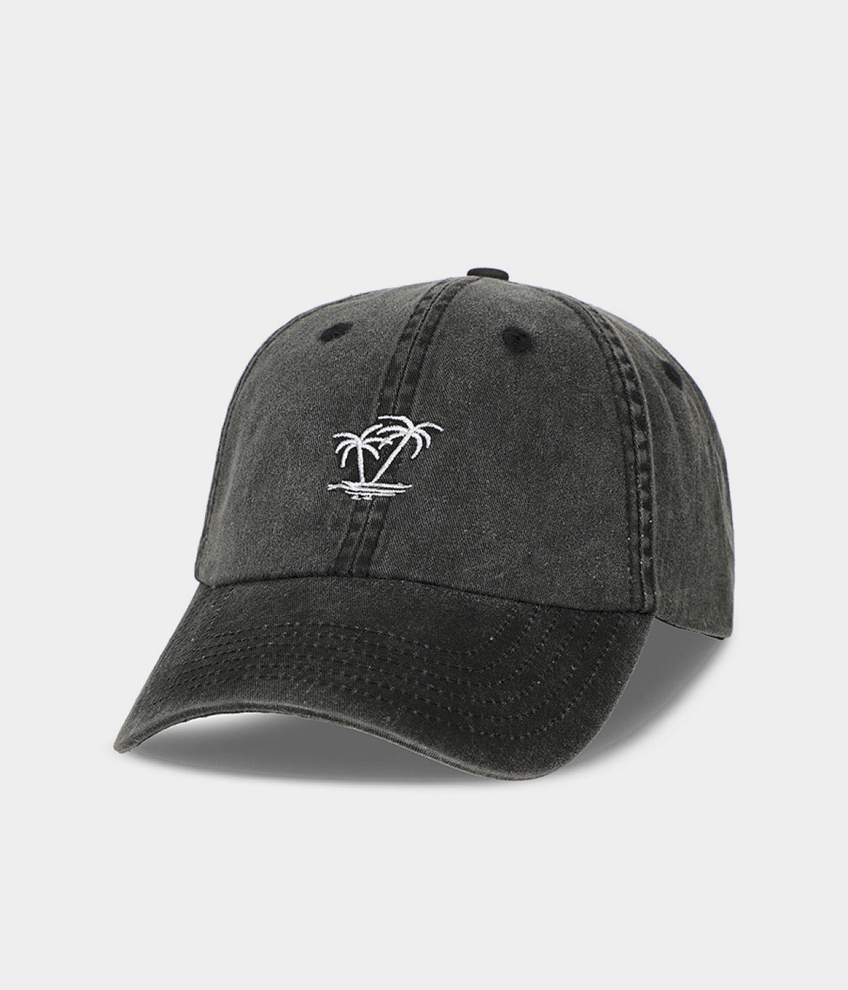 Island Men's Embroidered Washed Cotton Baseball Cap – view 4