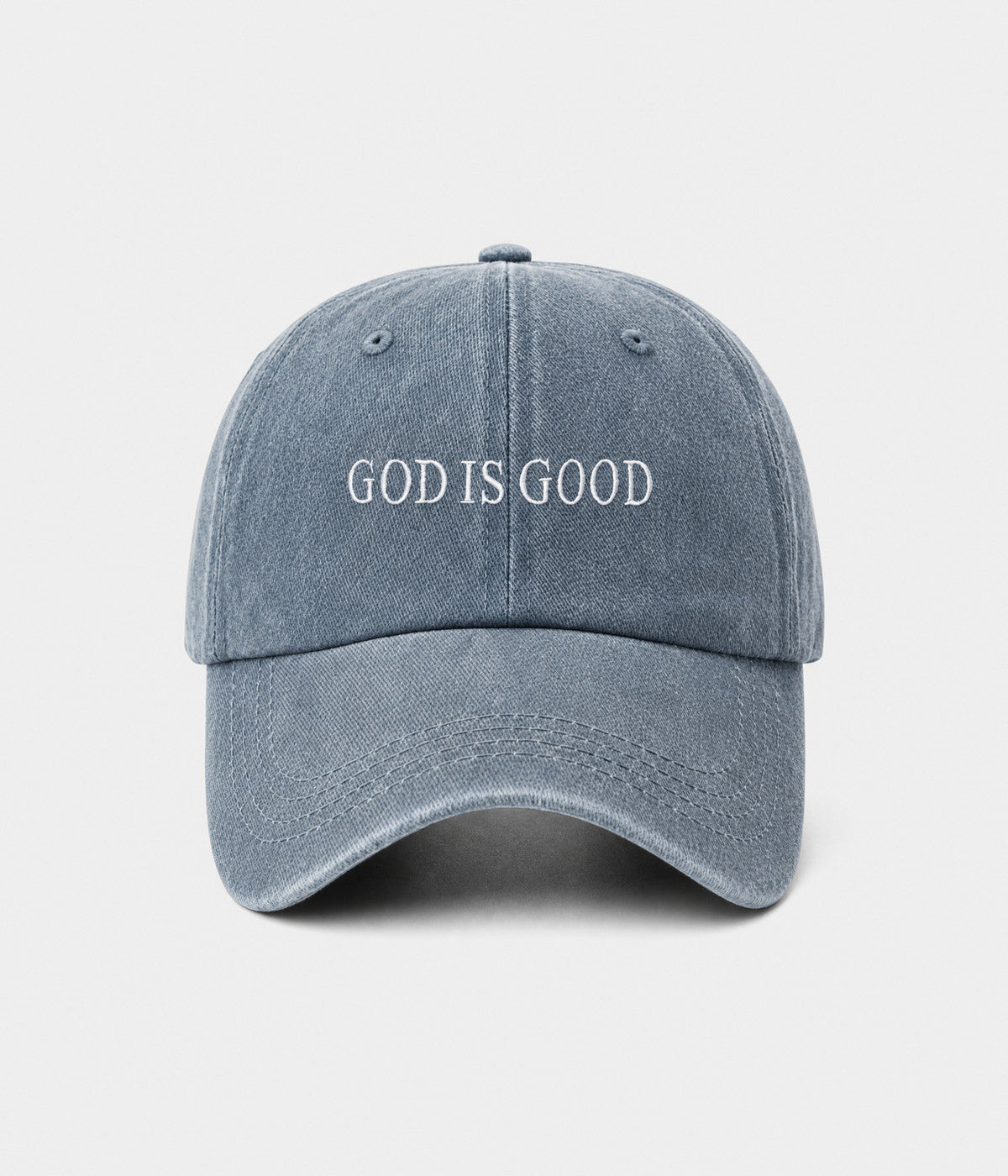 God Is Good Men's Washed Cotton Baseball Cap – view 8