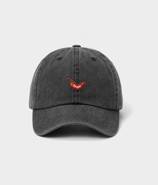 Spicy Men's Embroidered Washed Cotton Baseball Cap – view 1