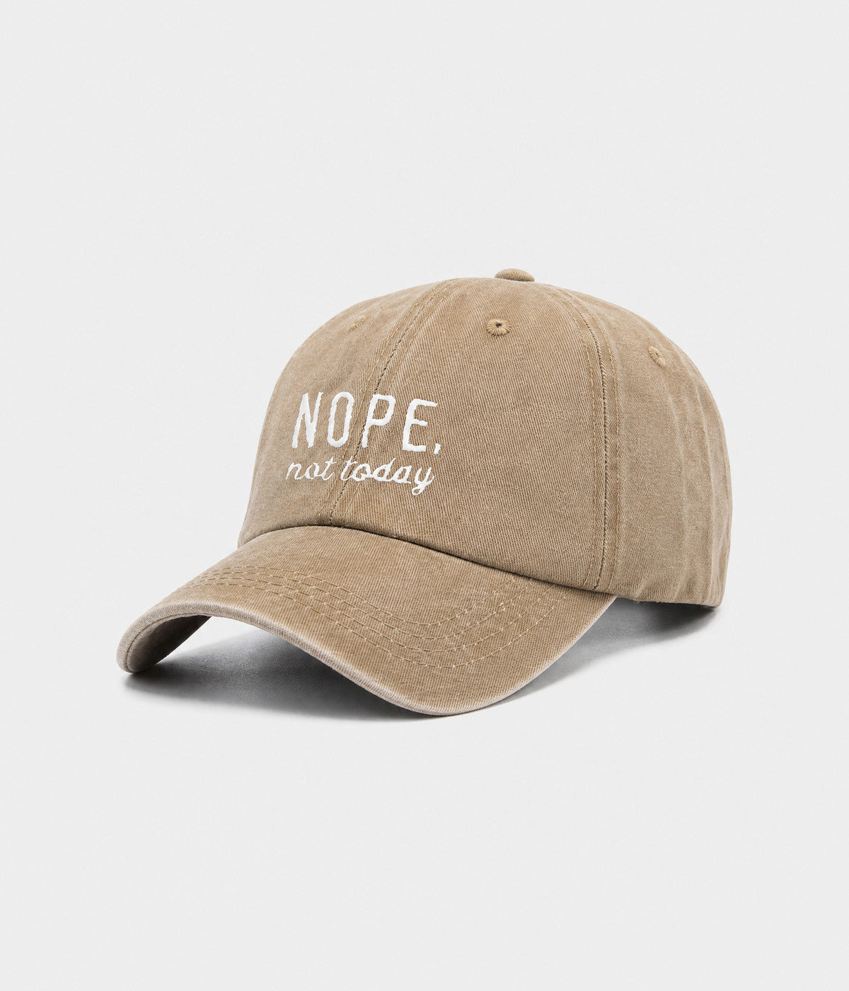 Nope, Not Today Men's Embroidered Washed Cotton Baseball Cap – view 18