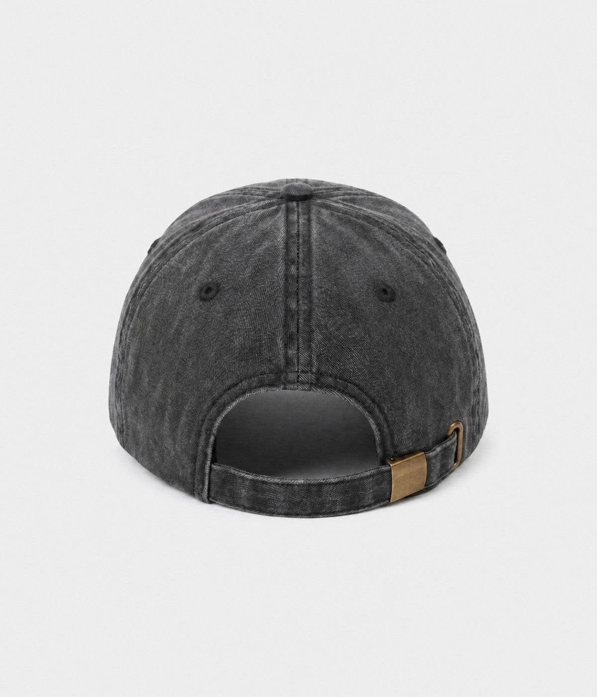 Men's Washed Cotton Baseball Cap in Black – view 4
