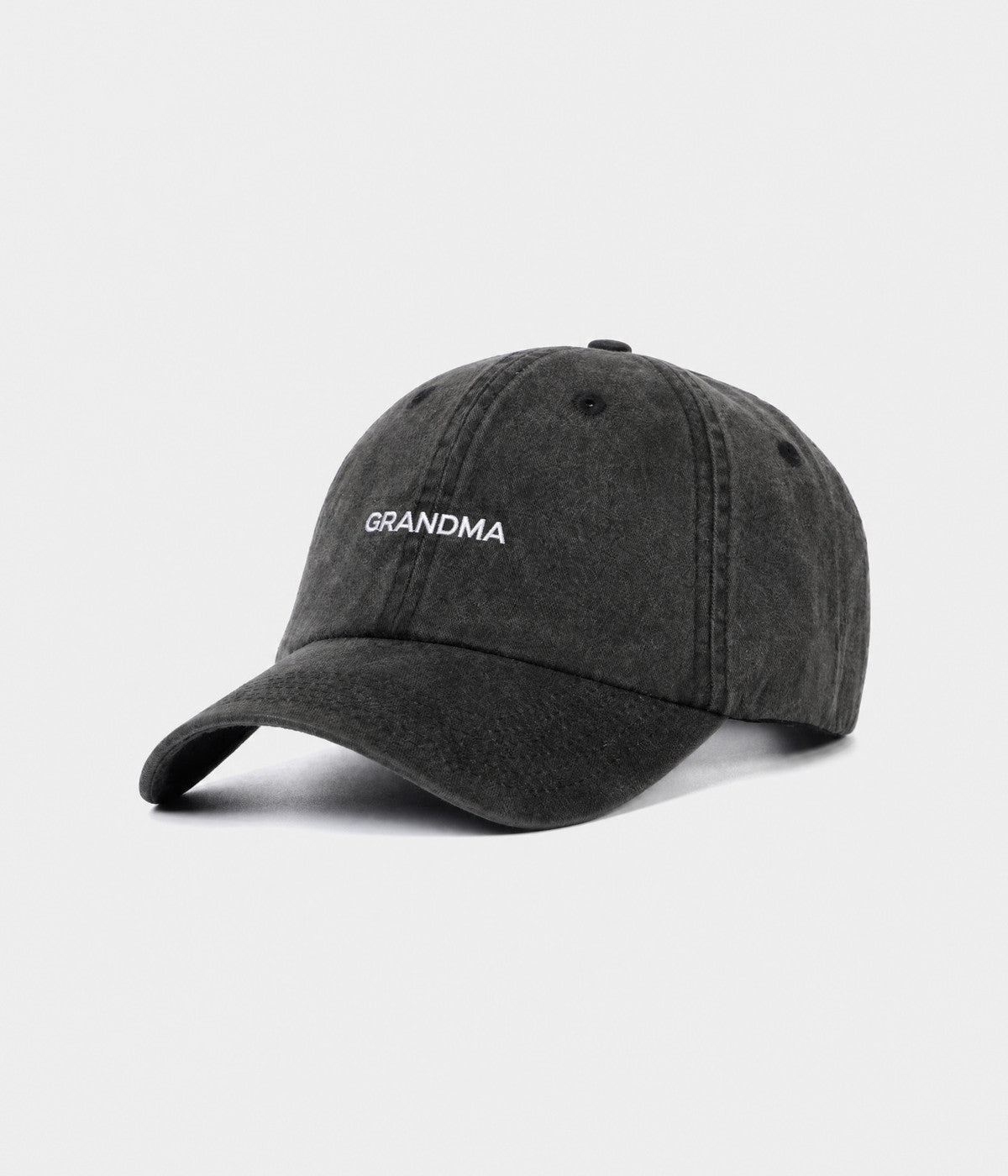 Men's Washed Cotton Baseball Cap in Black – view 3