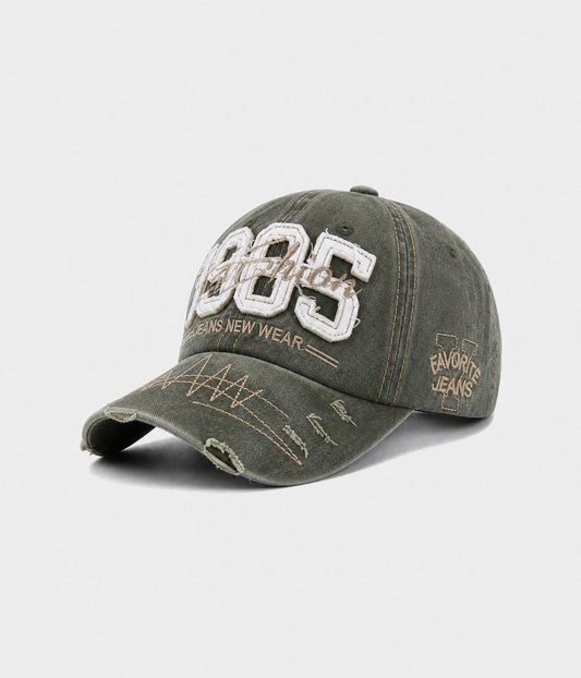 Retro 1985 Men's Washed Cotton Baseball Cap – view 2