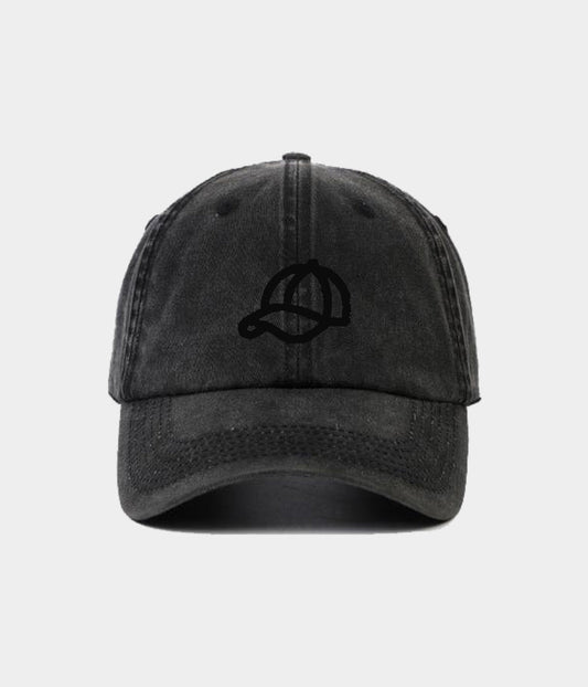 Cap on Cap Men's Embroidered Washed Cotton Baseball Cap – view 1