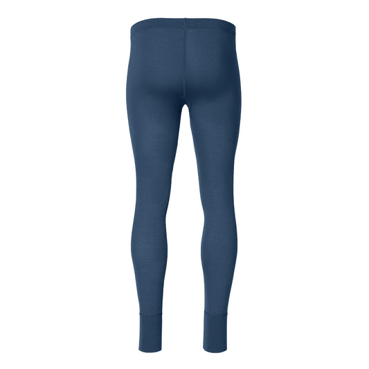 Men's Merino Wool Base Layer Trousers – Breathable Moisture-Wicking Knit, Full Range of Motion | Denim