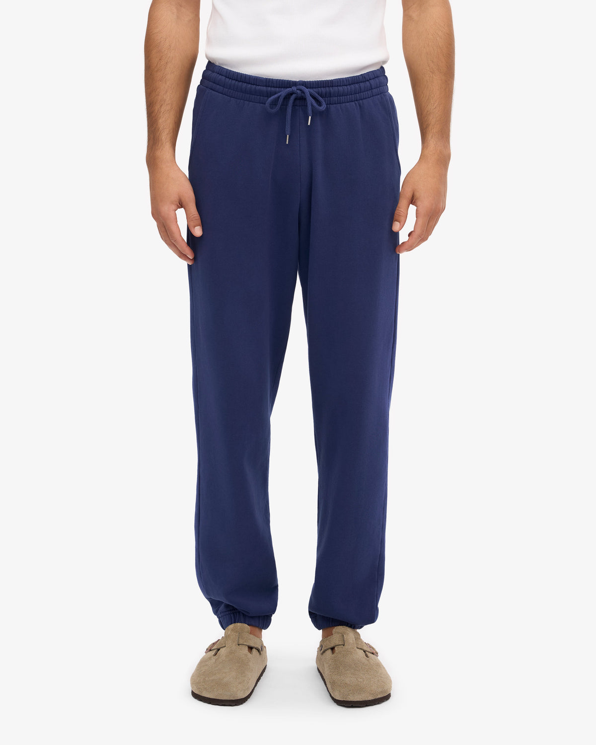 Men's Organic Cotton Sweatpants in Marine Blue – view 3