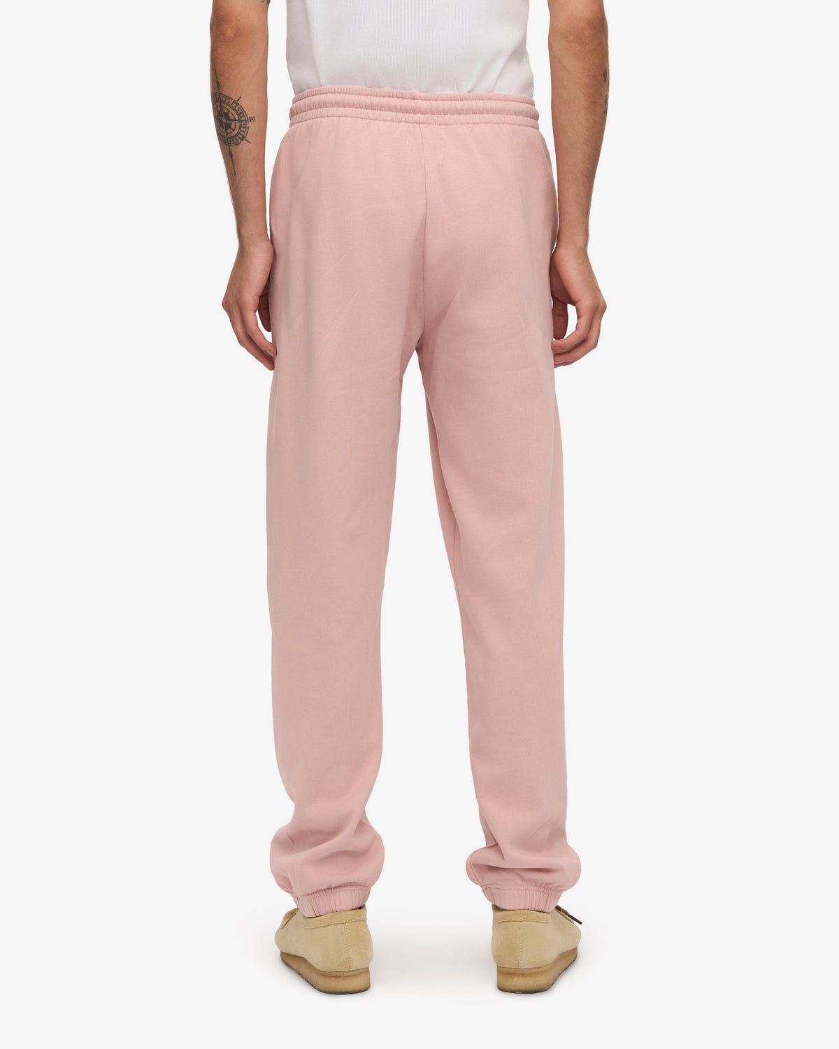 Men's Organic Cotton Sweatpants in Faded Pink – view 5