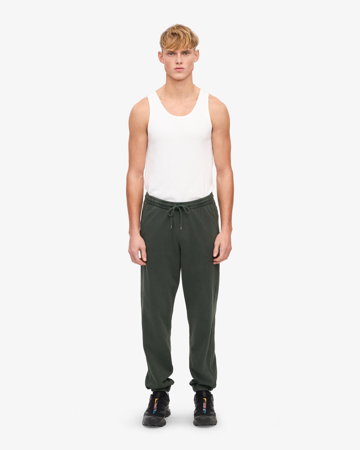 Men's Organic Cotton Sweatpants in Midnight Forest – view 2