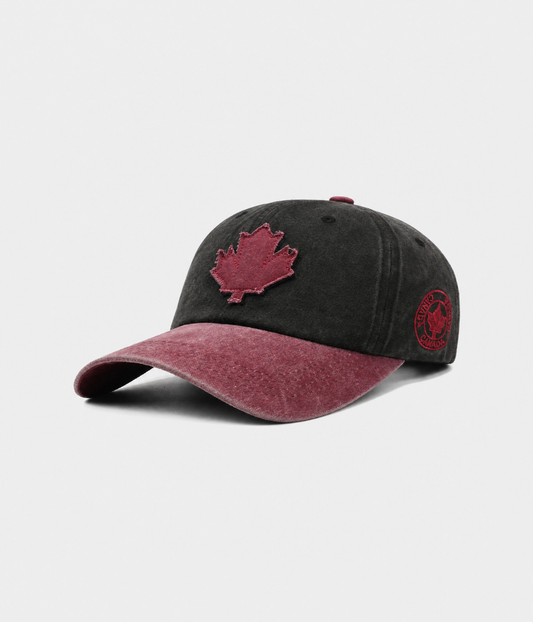 Maple Patch Men's Two-Tone Washed Cotton Baseball Cap – view 2
