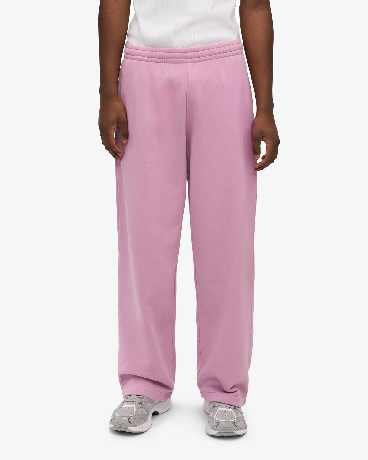 Men's Organic Cotton Straight Leg Sweatpants in Cherry Blossom – view 3