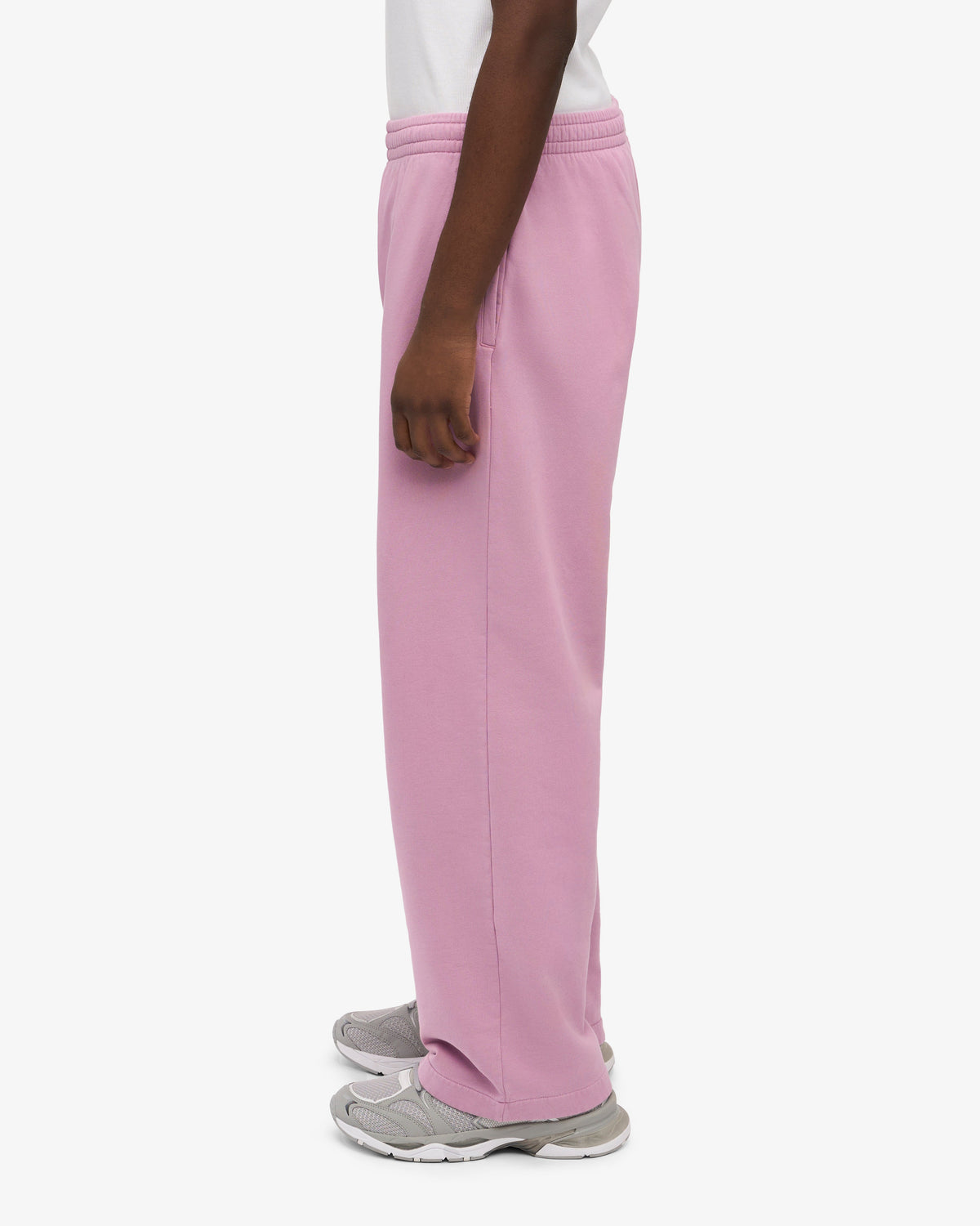 Men's Organic Cotton Straight Leg Sweatpants in Cherry Blossom – view 4