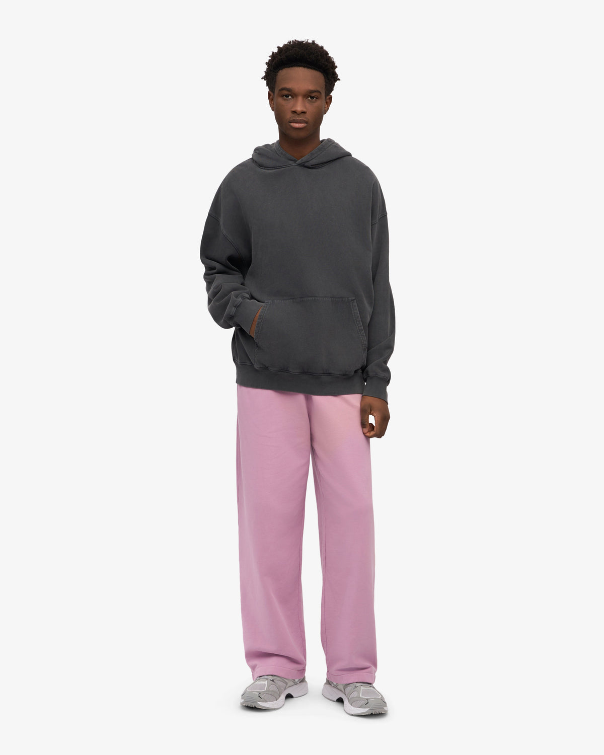 Men's Organic Cotton Straight Leg Sweatpants in Cherry Blossom – view 6