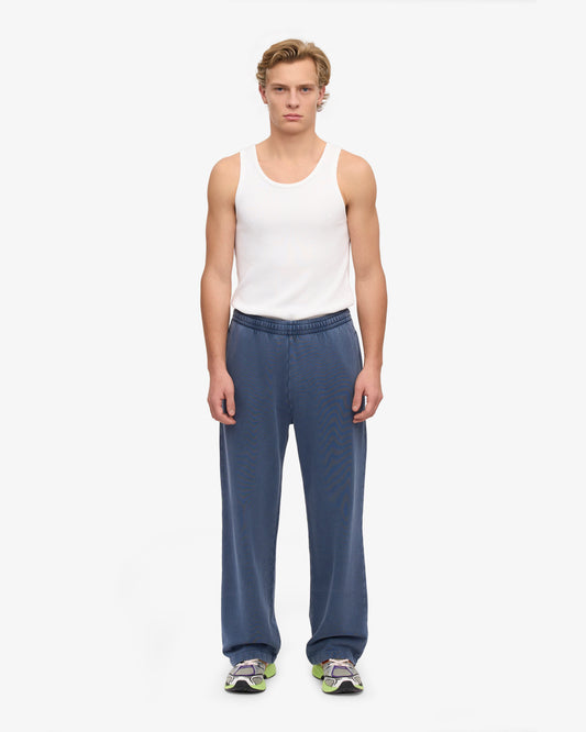 Men's Organic Cotton Straight Leg Sweatpants in Neptune Blue – view 2