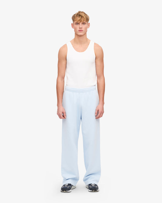 Men's Organic Cotton Straight Leg Sweatpants in Polar Blue – view 2