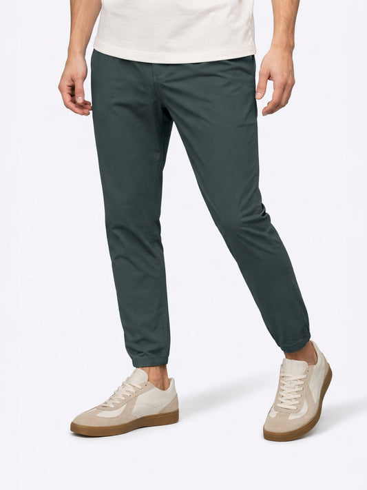 Men's Straight-Leg Stretch Joggers in Urban Chic – view 1