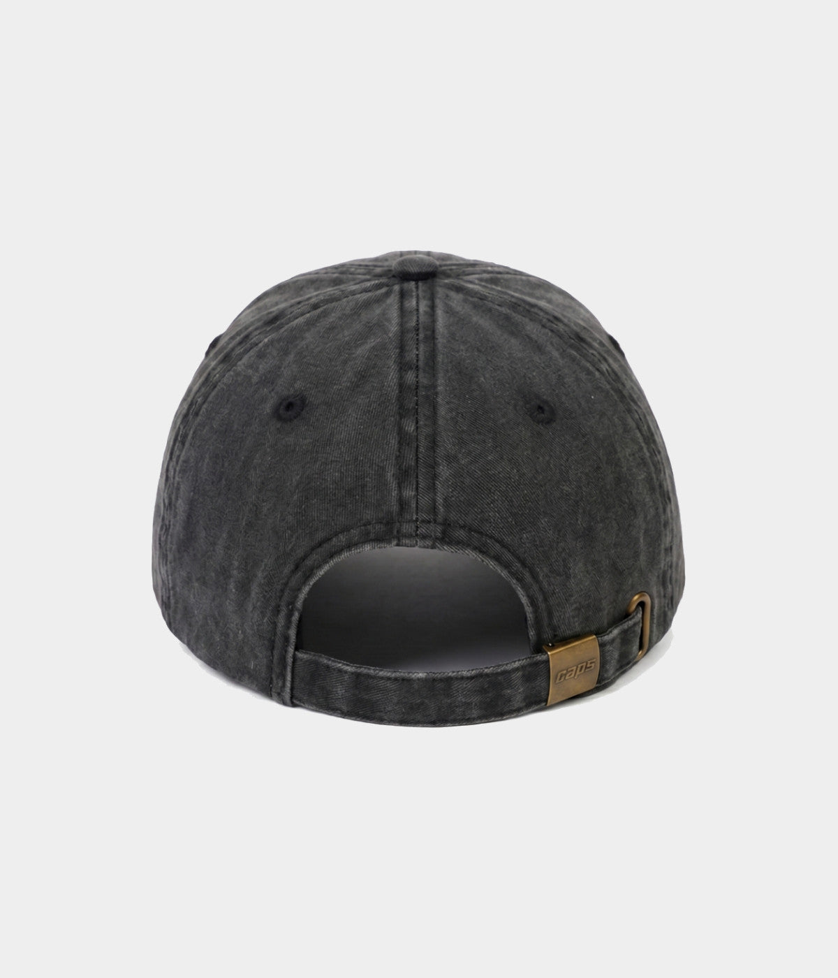 Men's Washed Cotton Baseball Cap in Black – view 4