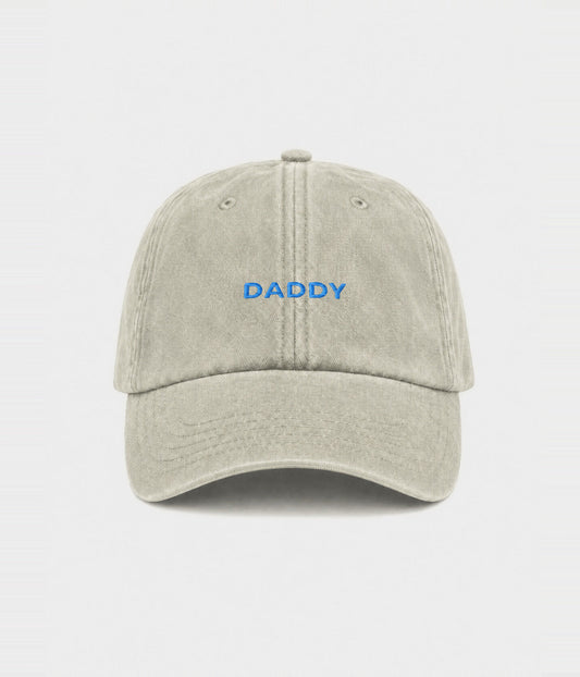 Azure Daddy Men's Embroidered Washed Cotton Baseball Cap – view 1