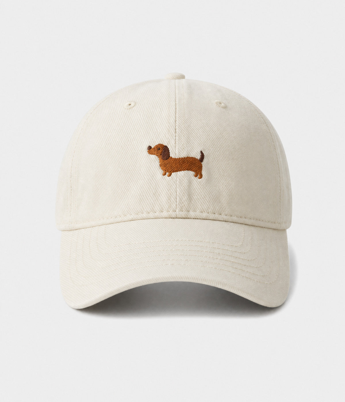 Sausage Dog Men's Embroidered Washed Cotton Baseball Cap – view 6