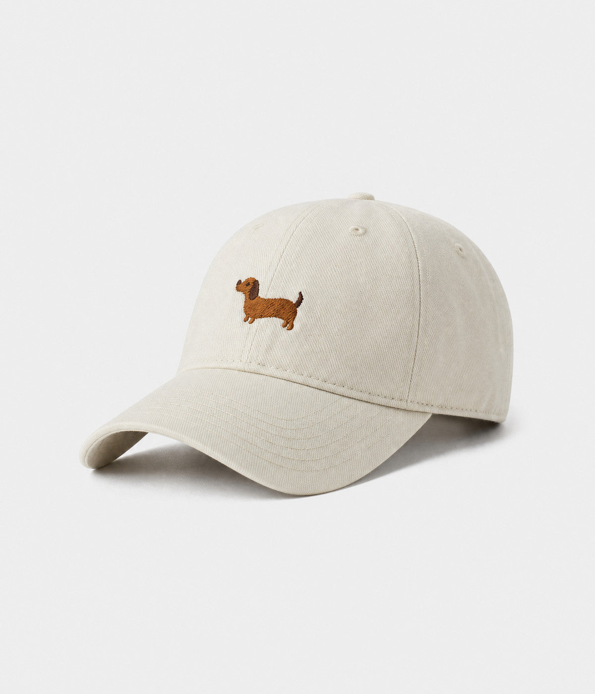 Sausage Dog Men's Embroidered Washed Cotton Baseball Cap – view 7