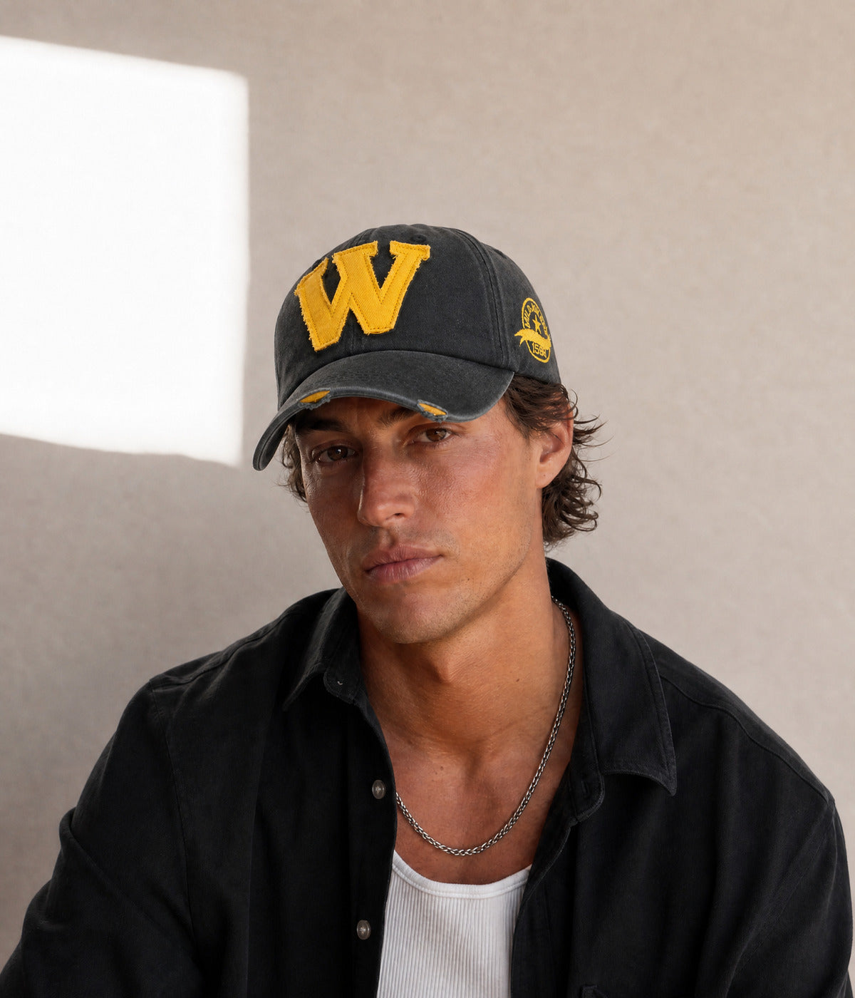 Who What Why Men's Washed Cotton Baseball Cap – view 2