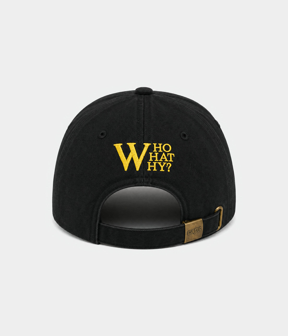 Who What Why Men's Washed Cotton Baseball Cap – view 4