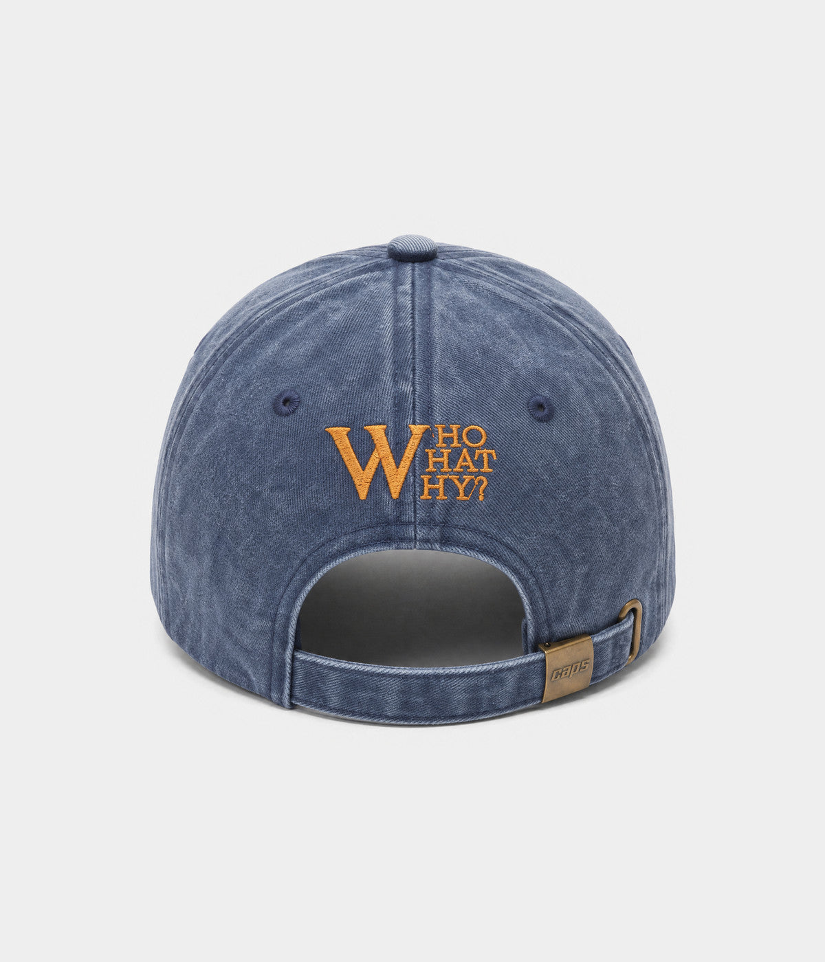 Who What Why Men's Washed Cotton Baseball Cap – view 16