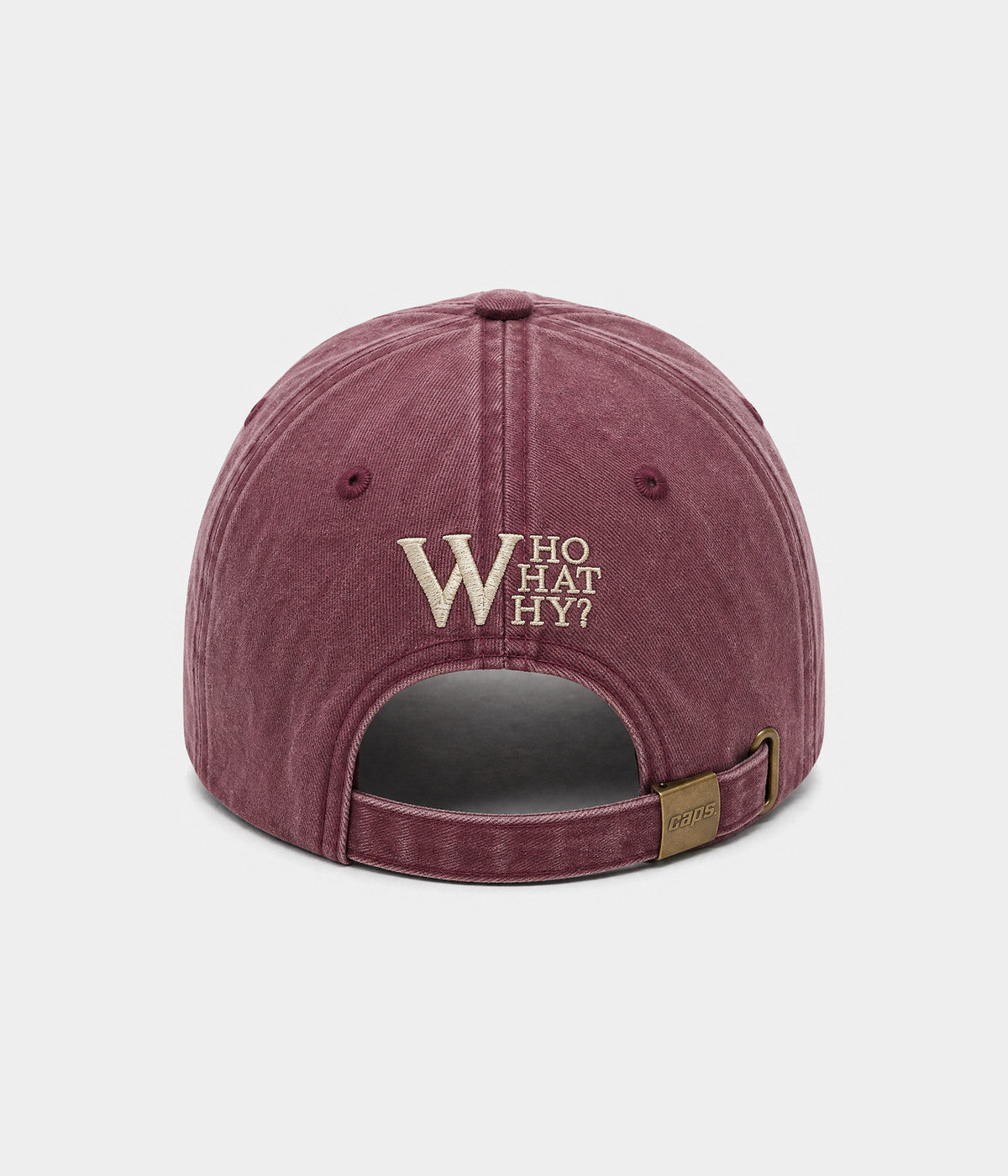 Who What Why Men's Washed Cotton Baseball Cap – view 19
