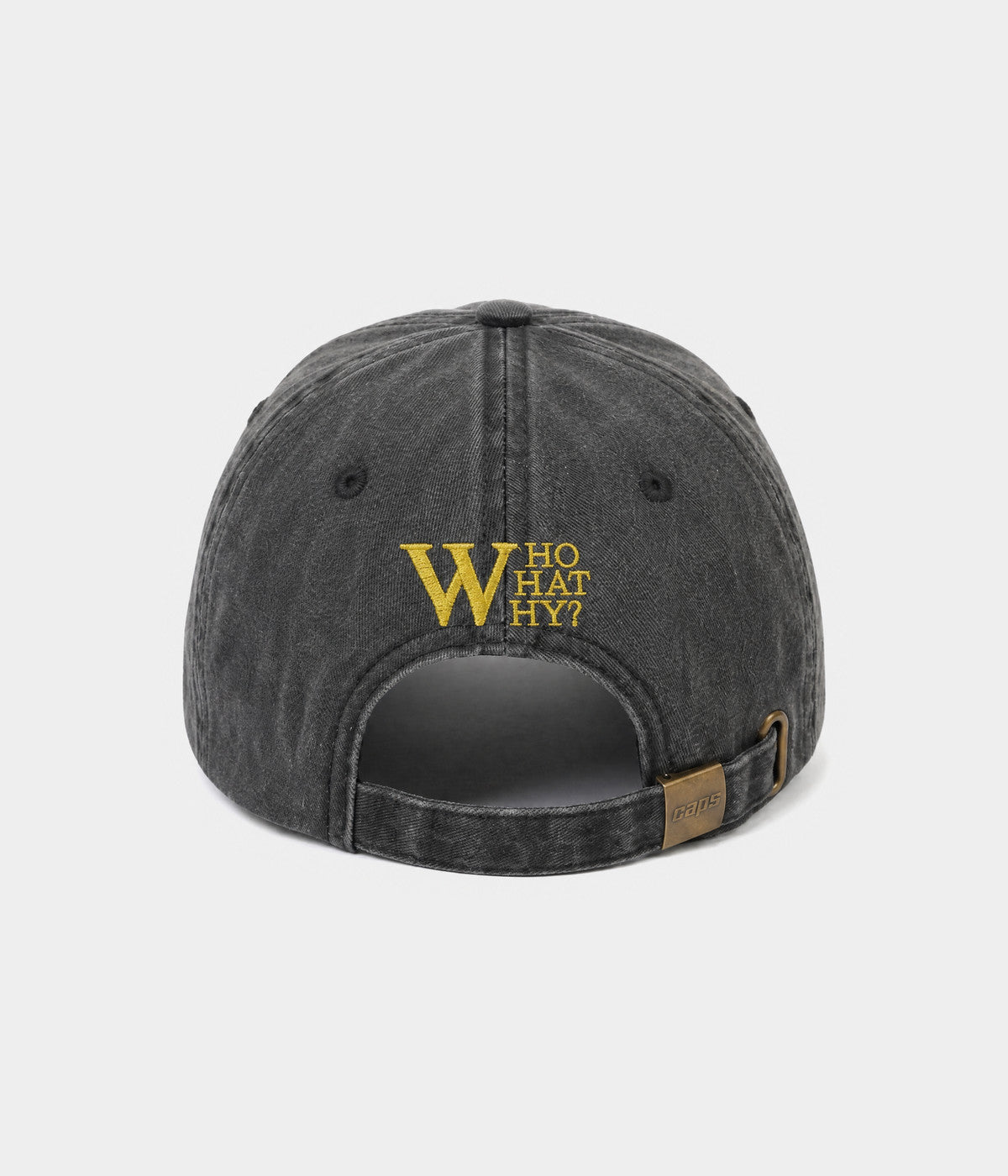 Who What Why Men's Washed Cotton Baseball Cap – view 7