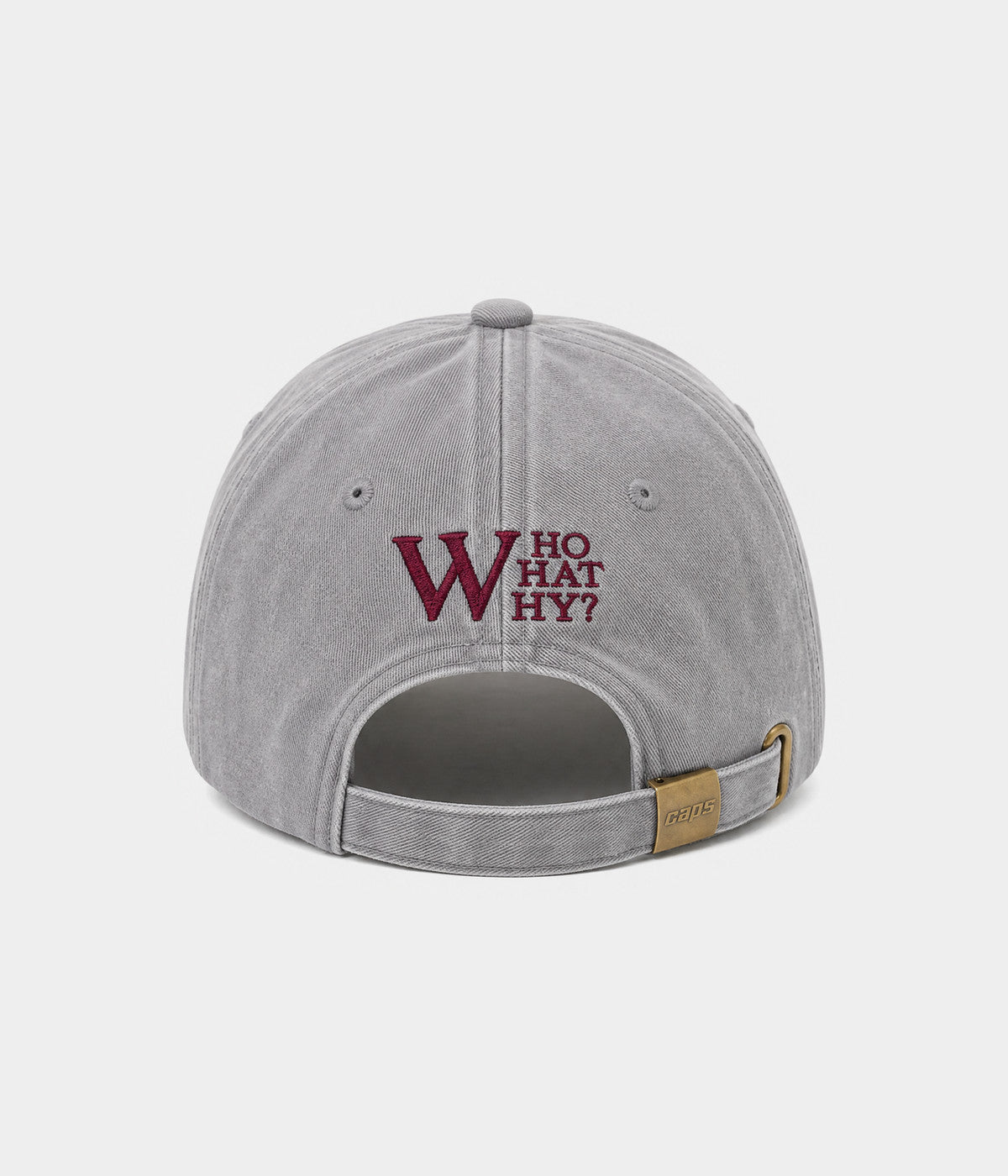 Who What Why Men's Washed Cotton Baseball Cap – view 10