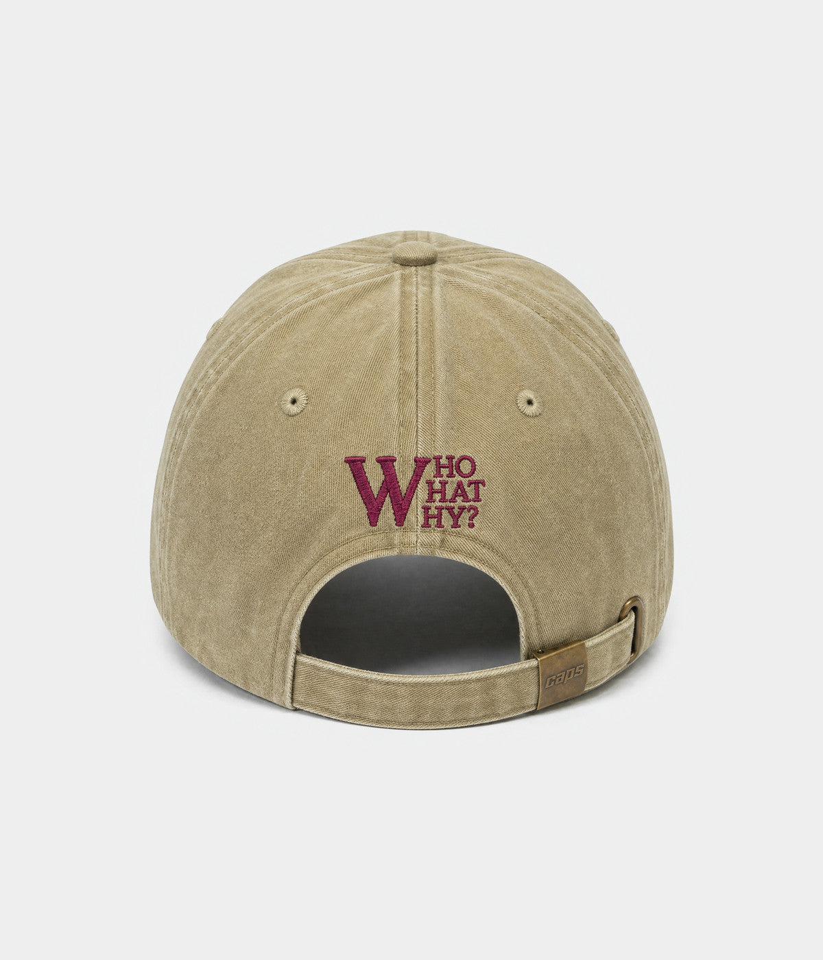 Who What Why Men's Washed Cotton Baseball Cap – view 13